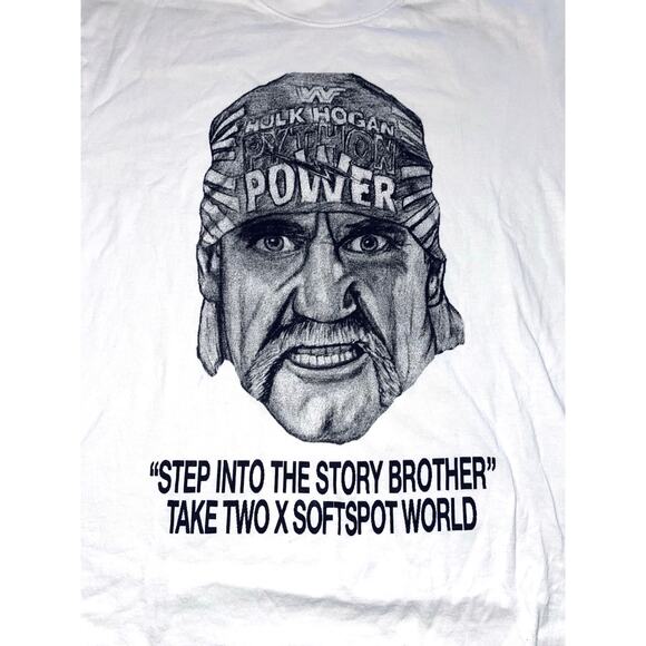 Hulk Hogan T Shirt Python Power Brother Everybody World M - Picture 1 of 3